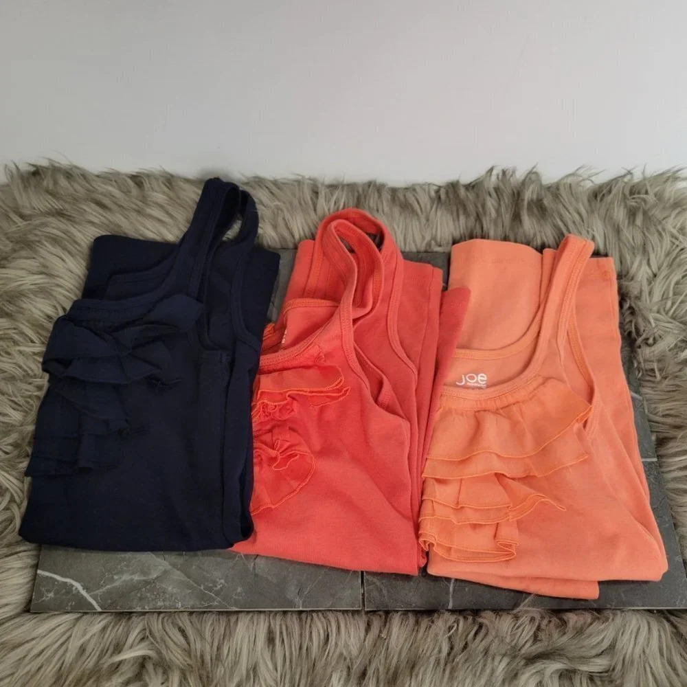 3 Joe  Fresh Frill Front Tanks